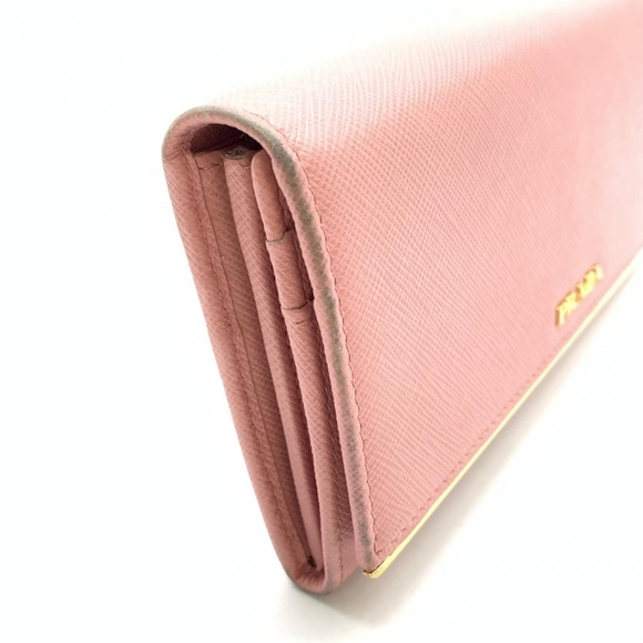 Prada Pink Wallet Saffiano Long - Picture 1 of 10